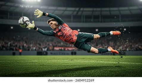 开云体育守门员飞身扑救精彩瞬间